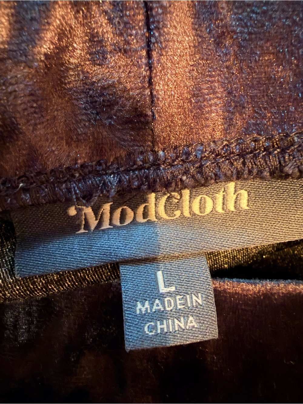 Modcloth Black Velvet Midi Skirt with Horse Print - Picture 7 of 8